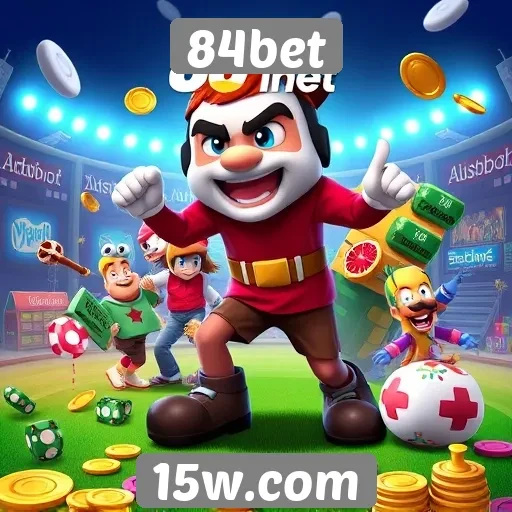 Diversidade de jogos disponíveis no 84bet